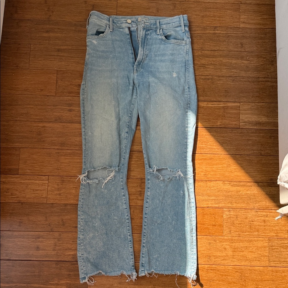Mother Hustler Ankle Chew Jeans